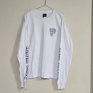 Santa Cruz Inherit White Long Sleeve T-Shirt Mens L